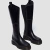 Amaayah Knee High Leather Boots Amaayah Knee High Leather Boots