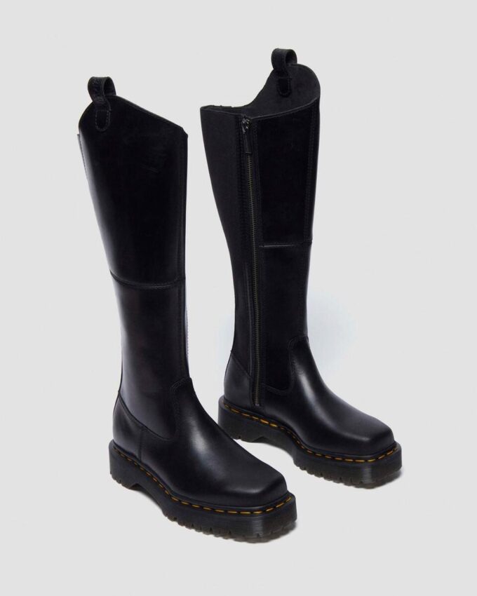 Amaayah Knee High Leather Boots Amaayah Knee High Leather Boots