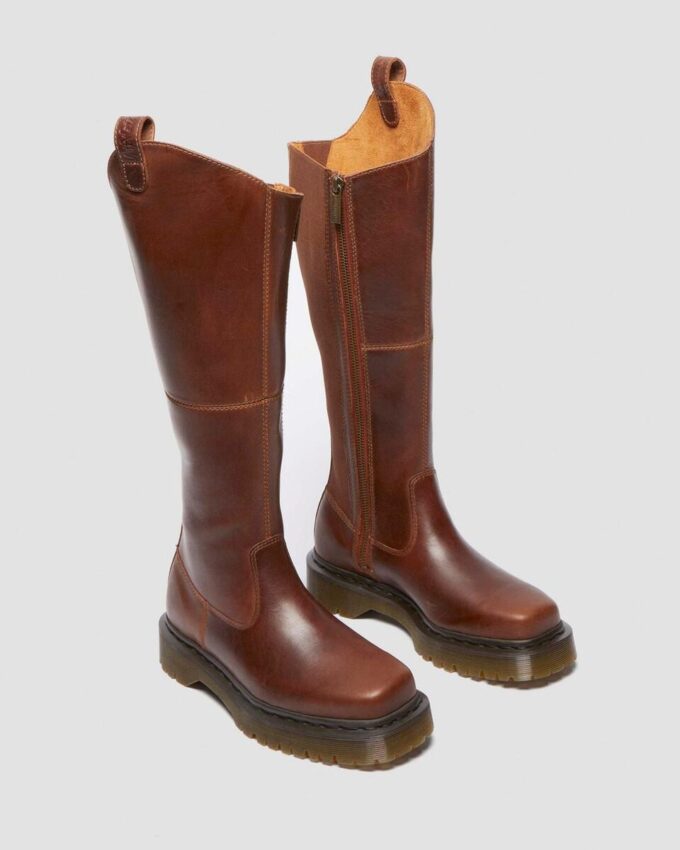 Amaayah Knee High Leather Boots Amaayah Knee High Leather Boots