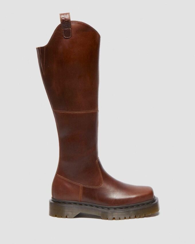 Amaayah Knee High Leather Boots Amaayah Knee High Leather Boots