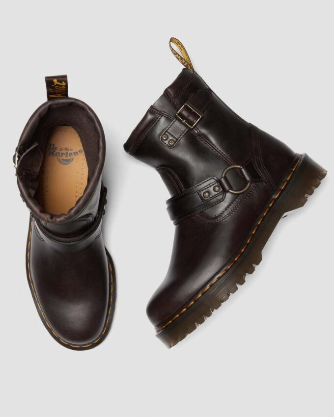 Anistone Harness Crazy Horse Biker Boots Anistone Harness Crazy Horse Biker Boots