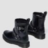 Anistone Harness Orleans Leather Biker Boots Anistone Harness Orleans Leather Biker Boots