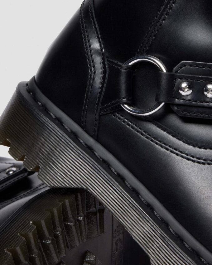 Anistone Harness Orleans Leather Biker Boots Anistone Harness Orleans Leather Biker Boots