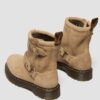 Anistone Harness Suede Biker Boots Anistone Harness Suede Biker Boots
