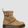 Anistone Harness Suede Biker Boots Anistone Harness Suede Biker Boots