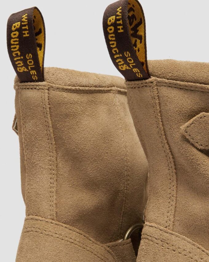 Anistone Harness Suede Biker Boots Anistone Harness Suede Biker Boots