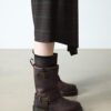 Anistone Hi Leather Biker Boots Anistone Hi Leather Biker Boots