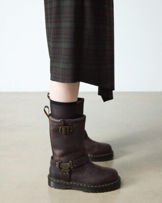 Anistone Hi Leather Biker Boots