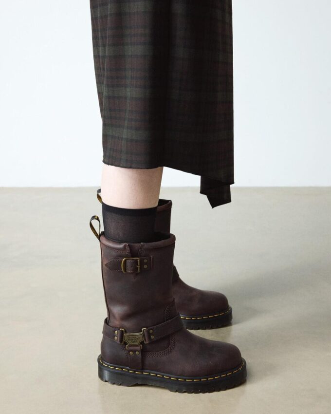 Anistone Hi Leather Biker Boots Anistone Hi Leather Biker Boots