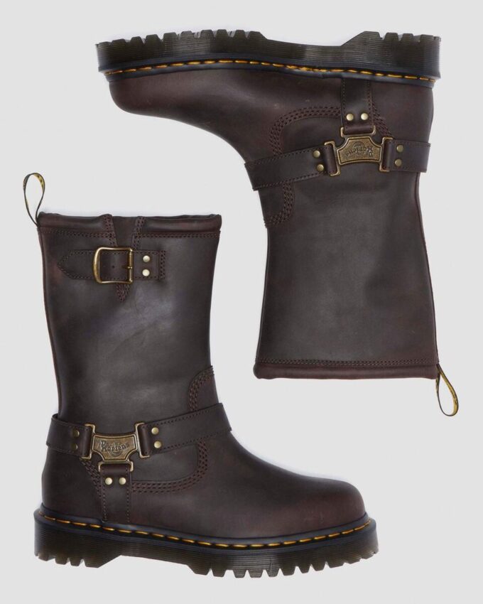 Anistone Hi Leather Biker Boots Anistone Hi Leather Biker Boots