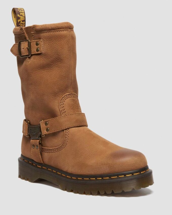 Anistone Hi Tumbled Nubuck Biker Boots Anistone Hi Tumbled Nubuck Biker Boots