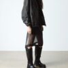 Anistone Knee High Orleans Leather Biker Boots Anistone Knee High Orleans Leather Biker Boots