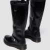 Anistone Knee High Orleans Leather Biker Boots Anistone Knee High Orleans Leather Biker Boots