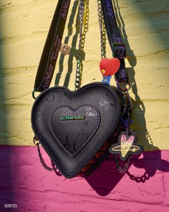 BT21 Mini Heart Shaped Leather Bag