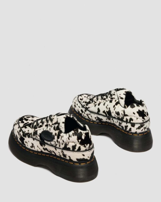 BUZZ 5-Eye Dalmatian Hair On Leather Shoes BUZZ 5-Eye Dalmatian Hair On Leather Shoes