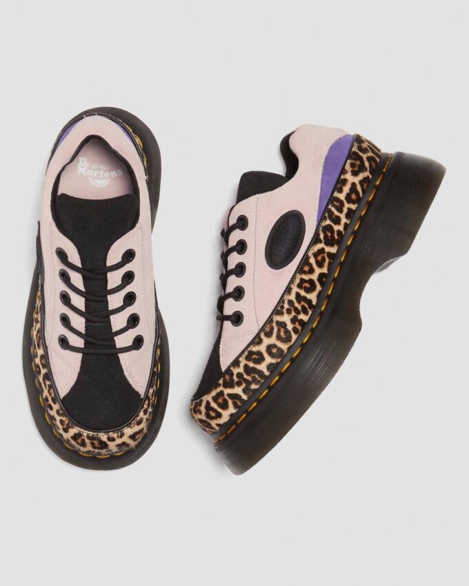Buzz 5-Eye Leopard and Suede Shoes Buzz 5-Eye Leopard and Suede Shoes