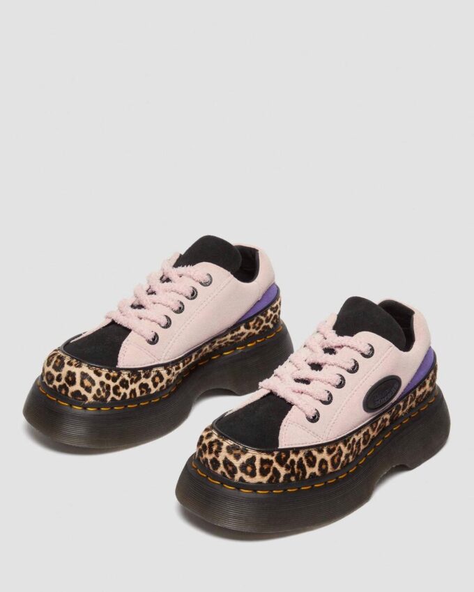 Buzz 5-Eye Leopard and Suede Shoes Buzz 5-Eye Leopard and Suede Shoes