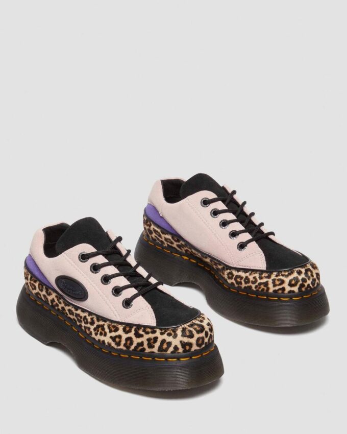 Buzz 5-Eye Leopard and Suede Shoes Buzz 5-Eye Leopard and Suede Shoes