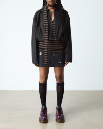 BUZZ 5-EYE Tartan & Leather Lace Up Shoes