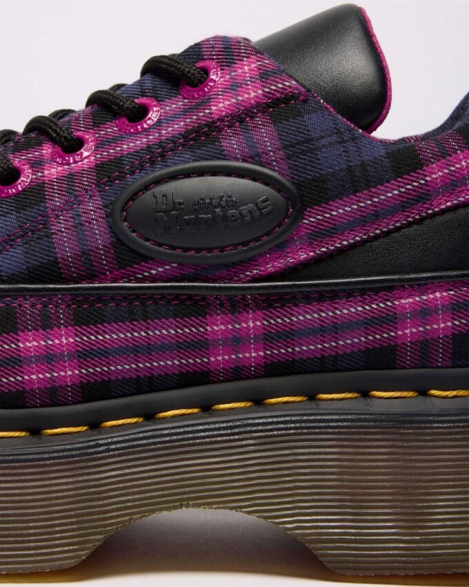BUZZ 5-EYE Tartan & Leather Lace Up Shoes BUZZ 5-EYE Tartan & Leather Lace Up Shoes
