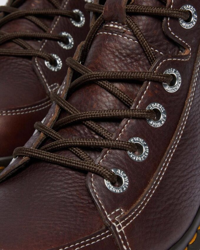 BUZZ 8-EYE Grizzly Leather Lace-Up Boots BUZZ 8-EYE Grizzly Leather Lace-Up Boots
