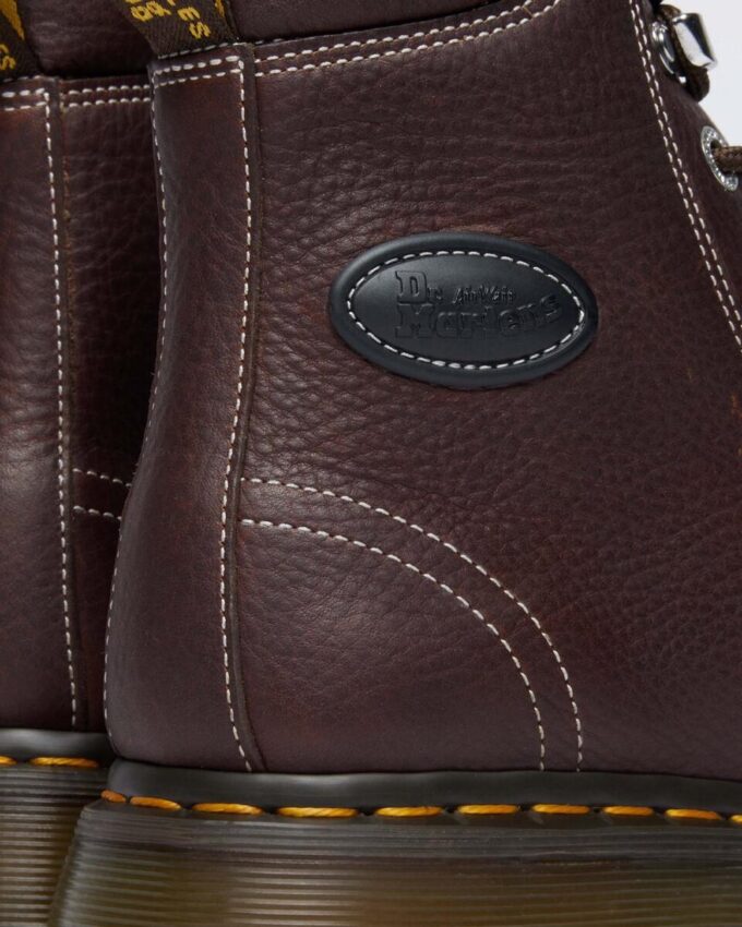 BUZZ 8-EYE Grizzly Leather Lace-Up Boots BUZZ 8-EYE Grizzly Leather Lace-Up Boots