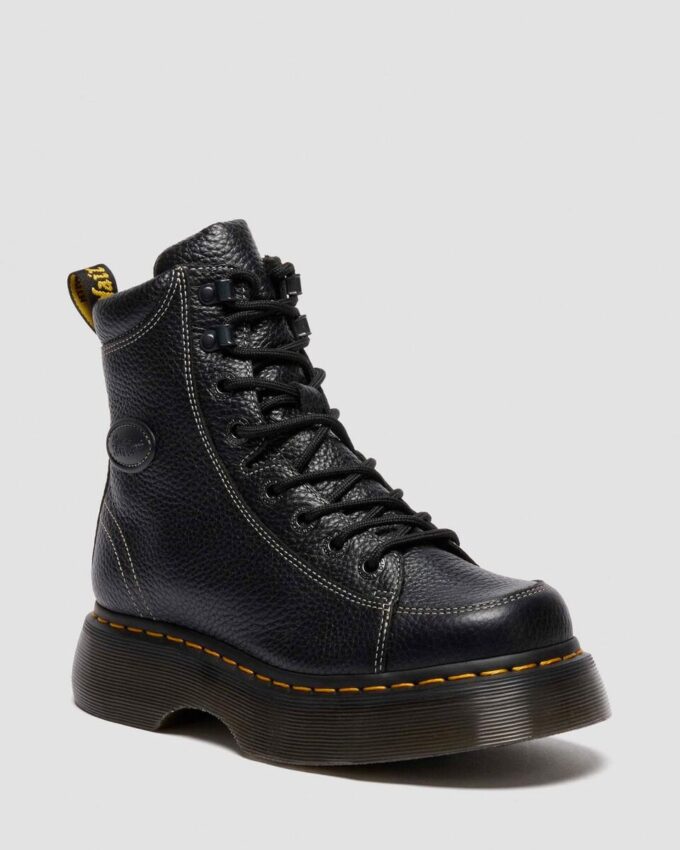 BUZZ 8-EYE Milled Nappa Leather Boots BUZZ 8-EYE Milled Nappa Leather Boots
