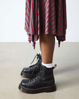 BUZZ 8-EYE Milled Nappa Leather Boots