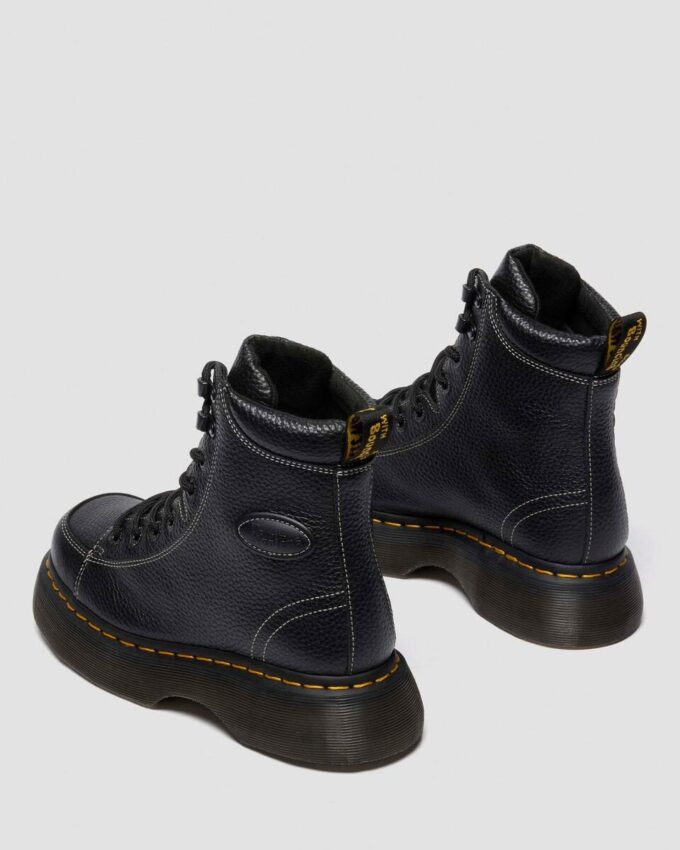 BUZZ 8-EYE Milled Nappa Leather Boots BUZZ 8-EYE Milled Nappa Leather Boots