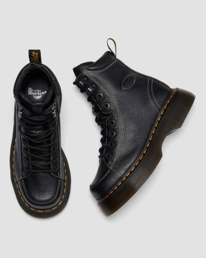 BUZZ 8-EYE Milled Nappa Leather Boots BUZZ 8-EYE Milled Nappa Leather Boots