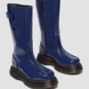 BUZZ HI Tall Distressed Patent Leather Boots BUZZ HI Tall Distressed Patent Leather Boots