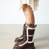 Buzz Lace Up Faux Fur Lined Grizzly Leather Lace Up Boots Buzz Lace Up Faux Fur Lined Grizzly Leather Lace Up Boots