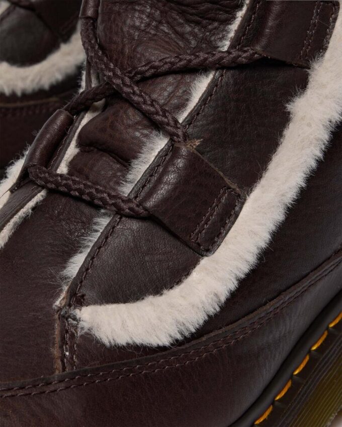 Buzz Lace Up Faux Fur Lined Grizzly Leather Lace Up Boots Buzz Lace Up Faux Fur Lined Grizzly Leather Lace Up Boots