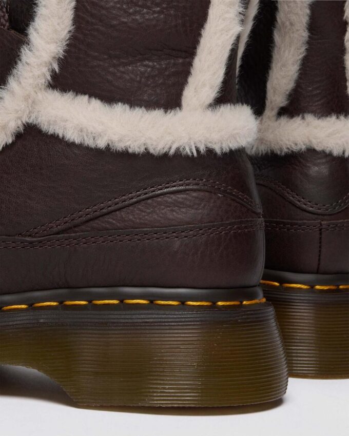 Buzz Lace Up Faux Fur Lined Grizzly Leather Lace Up Boots Buzz Lace Up Faux Fur Lined Grizzly Leather Lace Up Boots