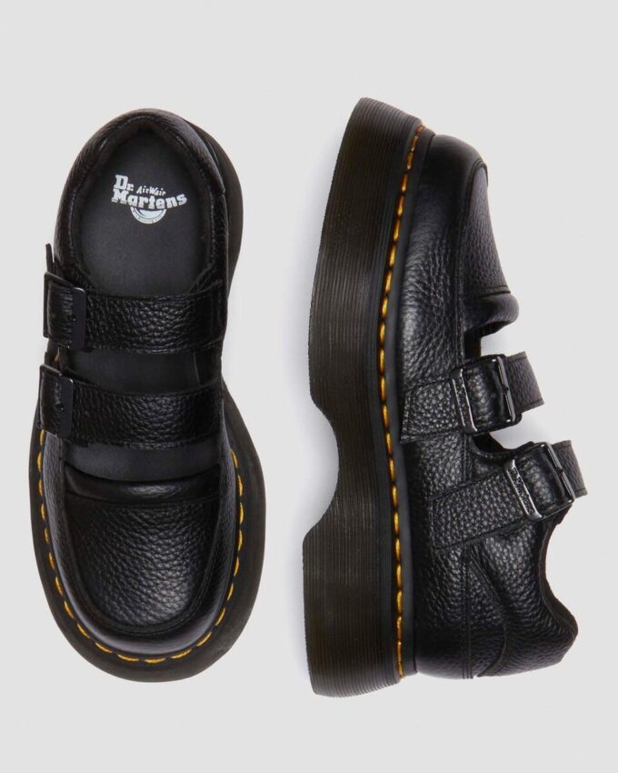 Buzz Milled Napa Leather Mary Jane Shoes Buzz Milled Napa Leather Mary Jane Shoes