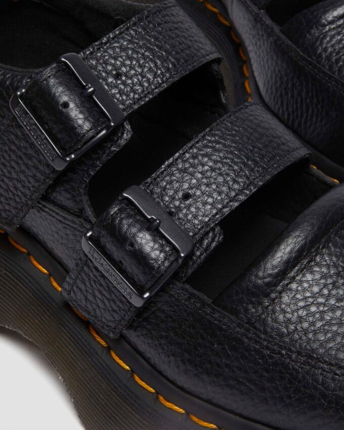 Buzz Milled Napa Leather Mary Jane Shoes Buzz Milled Napa Leather Mary Jane Shoes