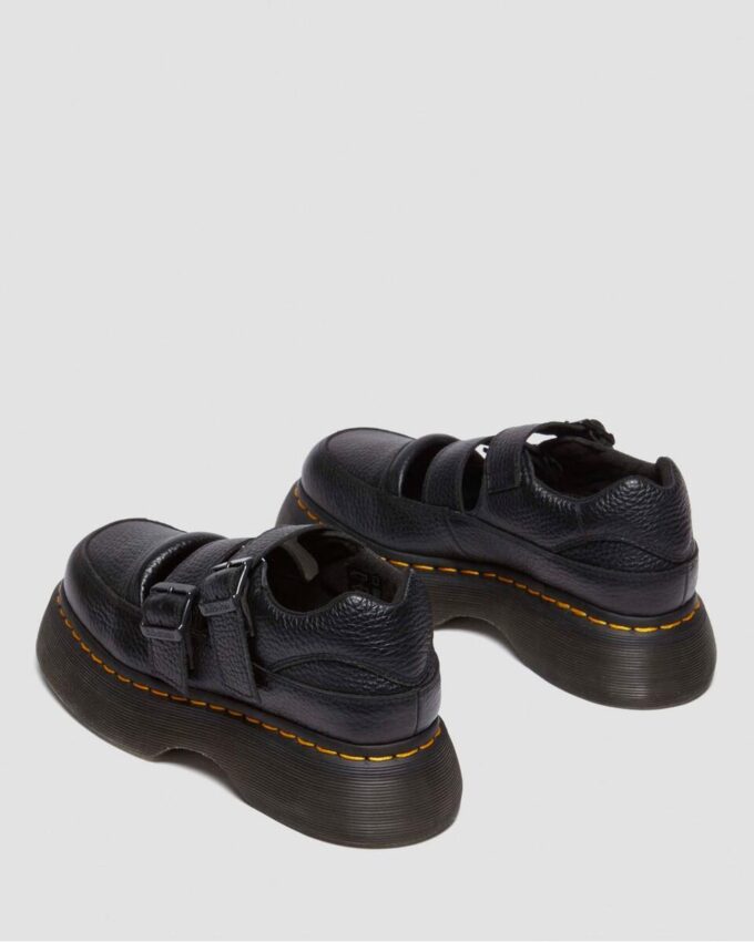 Buzz Milled Napa Leather Mary Jane Shoes Buzz Milled Napa Leather Mary Jane Shoes