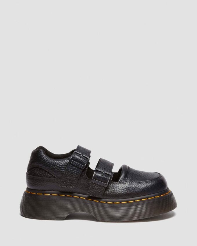 Buzz Milled Napa Leather Mary Jane Shoes Buzz Milled Napa Leather Mary Jane Shoes