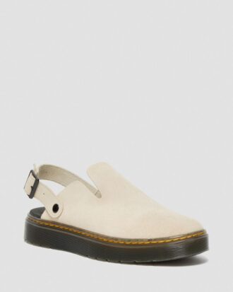 CARLSON Suede Casual Slingback Mules