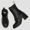 Chesney Leather Flared Heel Lace Up Boots Chesney Leather Flared Heel Lace Up Boots