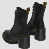 Chesney Leather Flared Heel Lace Up Boots Chesney Leather Flared Heel Lace Up Boots