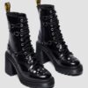 CHESNEY Studded Buttero Leather Flare Heeled Boots CHESNEY Studded Buttero Leather Flare Heeled Boots