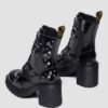 CHESNEY Studded Buttero Leather Flare Heeled Boots CHESNEY Studded Buttero Leather Flare Heeled Boots