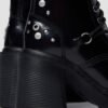 CHESNEY Studded Buttero Leather Flare Heeled Boots CHESNEY Studded Buttero Leather Flare Heeled Boots