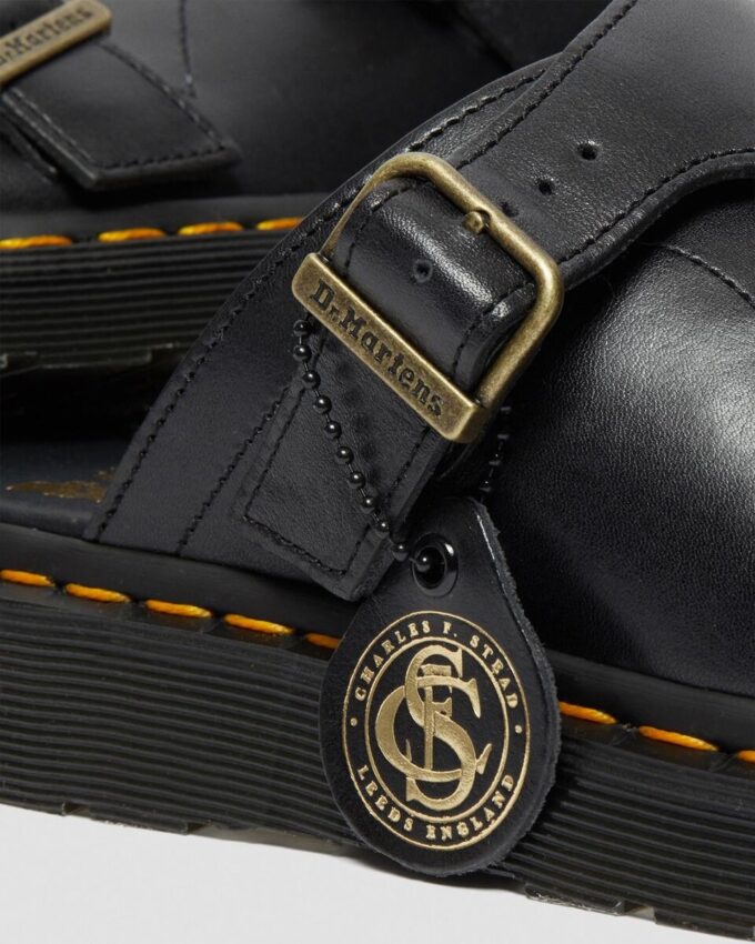 Dayne Made in England Leather Slide Sandals Dayne Made in England Leather Slide Sandals