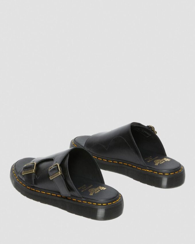 Dayne Made in England Leather Slide Sandals Dayne Made in England Leather Slide Sandals