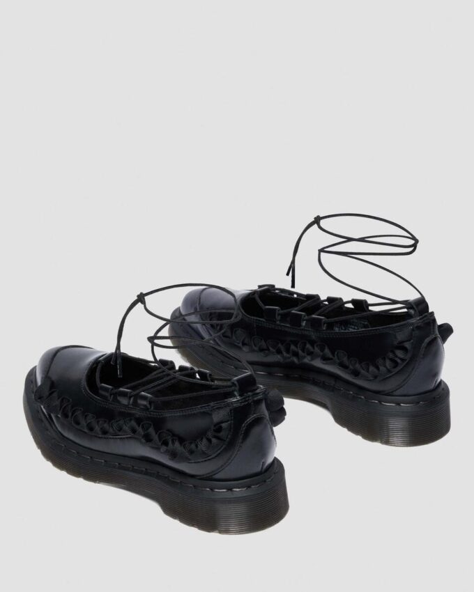 ELPHIE II FRILL Leather Ballet Flats ELPHIE II FRILL Leather Ballet Flats