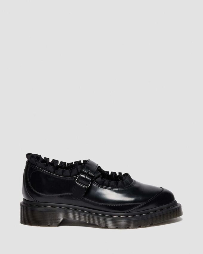 ELPHIE MARY JANE FRILL Leather Shoes ELPHIE MARY JANE FRILL Leather Shoes