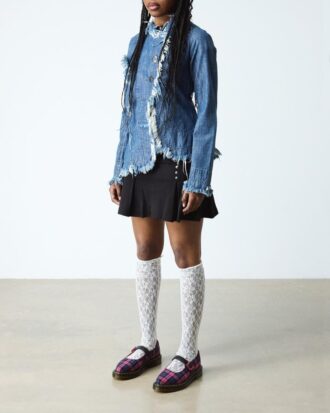ELPHIE MJ Tartan Mary Jane Shoes