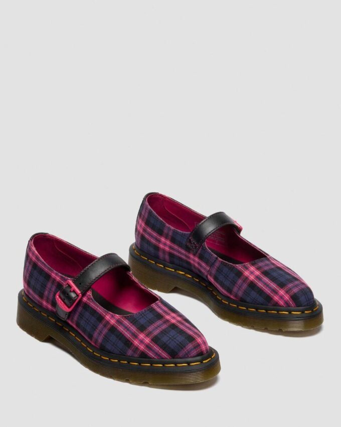 ELPHIE MJ Tartan Mary Jane Shoes ELPHIE MJ Tartan Mary Jane Shoes